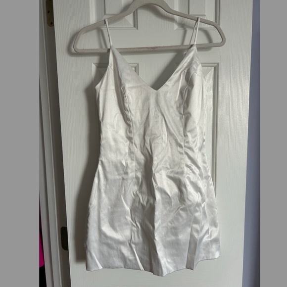 White Fashion Nova Graduation Dress in M - Picture 1 of 3